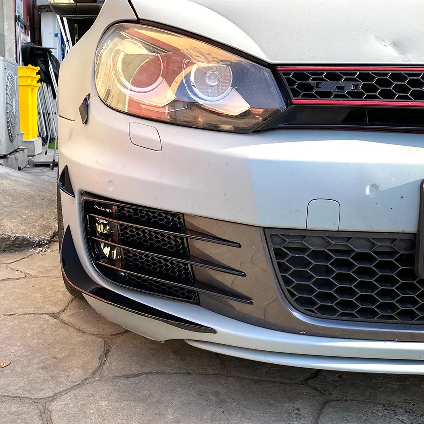 Для VW Golf 6 MK6 GTI GTD 2009 2010 2011 2012 2013 передний бампер автомобиля боковой спойлер