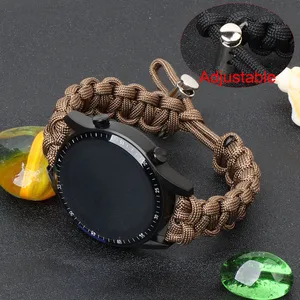 Newest 20mm 22mm Nylon Band for Samsung Galaxy Watch Active 2 3 Gear S2 Watchband Bracelet Strap for Huawei GT2 3 Amazfit Bip