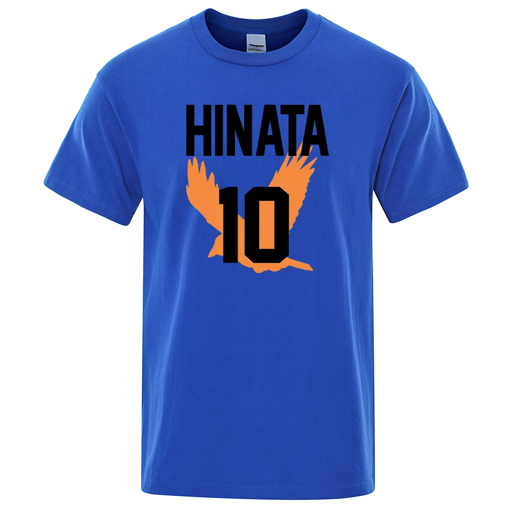 

Fashion Vintage T-Shirt For Men Haikyuu Hinata Shoyo Number Prints Clothing Cool O-Neck T-Shirt Retro Soft Cotton Man Tshirt