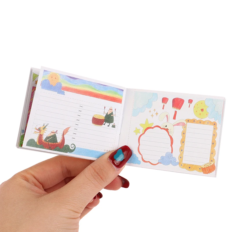 

Cute Dollhouse Miniature Book Memo Pad Manuscript Studing Room Decor Furniture for Doll Accessories Toy