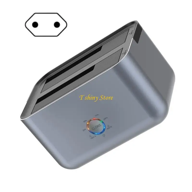 Фото N58F USB Type C SATA2.5IN и 3,5 дюйма Double Bay Do Drip Docking станции до 6 Гбит / с №1