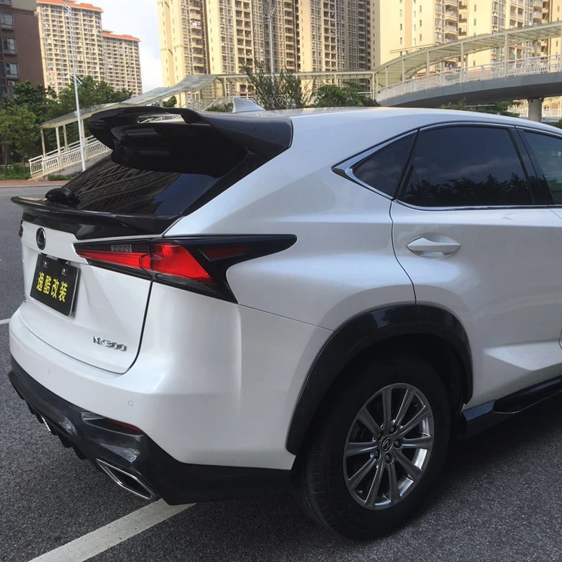 Carbon fiber CAR REAR WING TRUNK LIP SPOILER FOR LEXUS NX NX200 NX200t NX300h 2015 2016 2017 2018 Roof spoiler