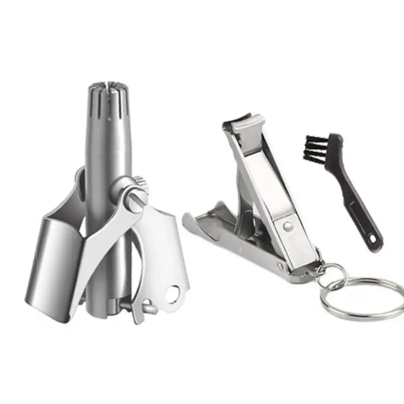 

Efficient Manual Durable Stainless Steel Washable Nose Trimmer Best Nose Trimmer State-of-the-art Reliable Men Easy To Use Sleek