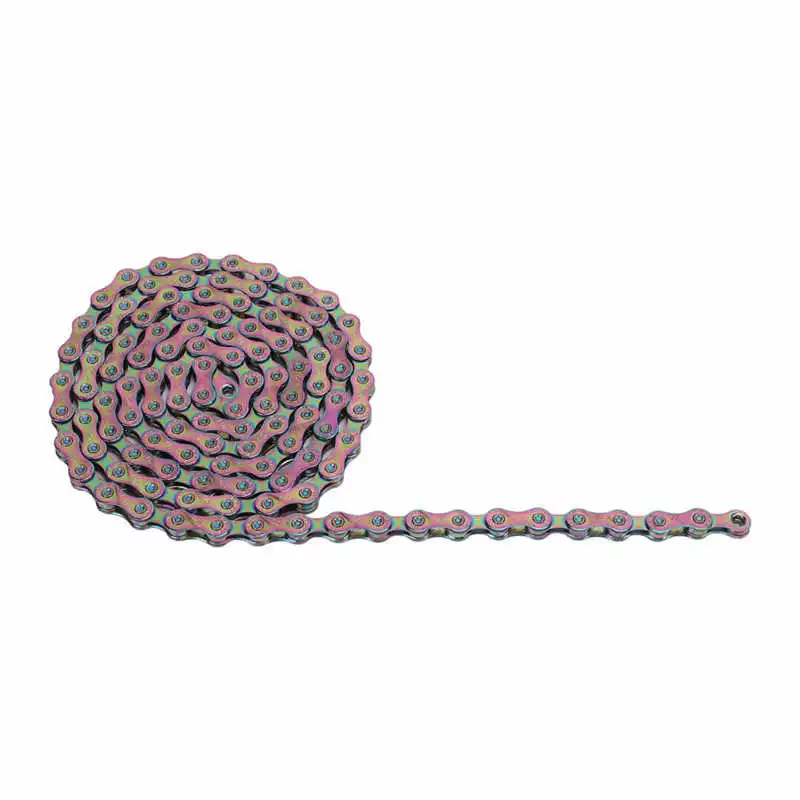 

Colorful Bicycle Chain Tight Durable Flexible 9 Speed Colorful Bicycle Chain High Rigidity for Mountain Bicycle