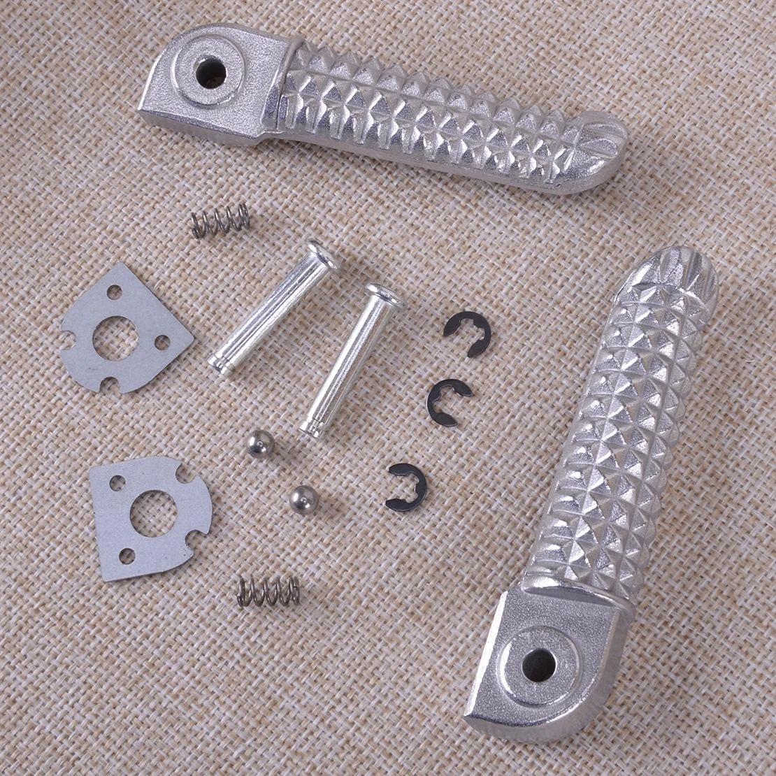 

1 Pair Silver Rear Rider Foot Peg Adapter Fit for Yamaha YZF R3 R25 MT-03 MT-09 MT-10 MT-25 FZ-09 FZ-10 FJ-09 2016-2019 2020