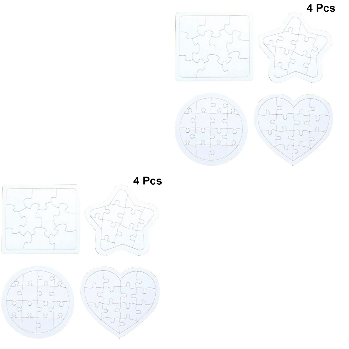 

Blank Puzzles Puzzles Painting Jigsaw Draw On Puzzle Heart Puzzle Pieces Child Drawing Kids