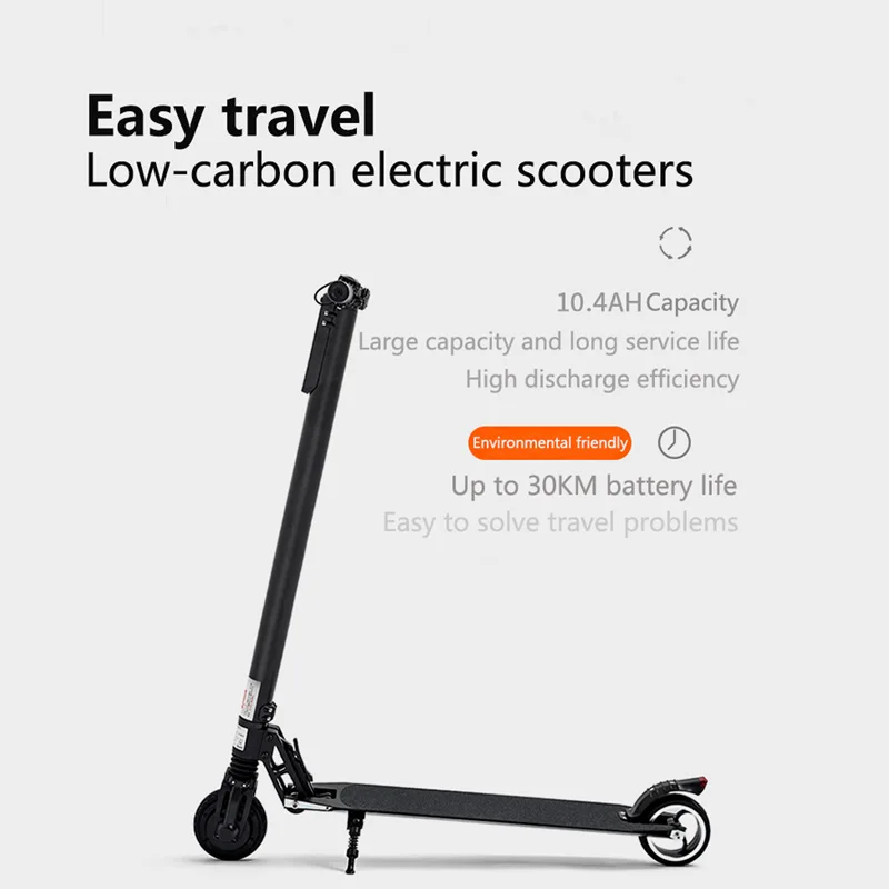 Adult Electric Scooter Portable Mini Foldable Travel To Work Shock-absorbing | Спорт и развлечения