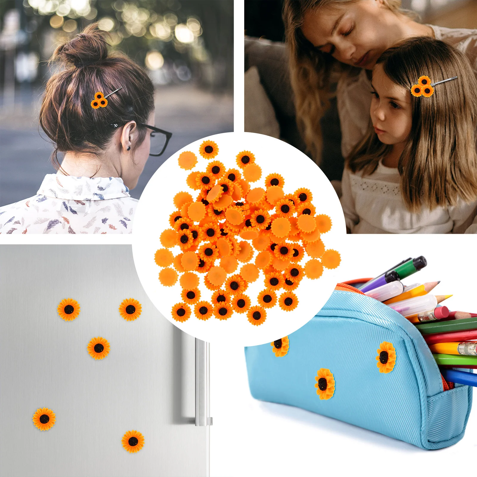 Цветочная гирлянда для стола головные уборы из смолы с ромашками подвески