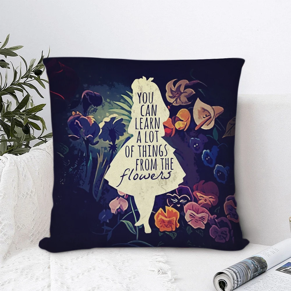 

Flower Things Polyester Pillow Cover Decorative Pillows for Sofa Bedroom Pillow Cases Home Decor Cushion Covers 45*45cm