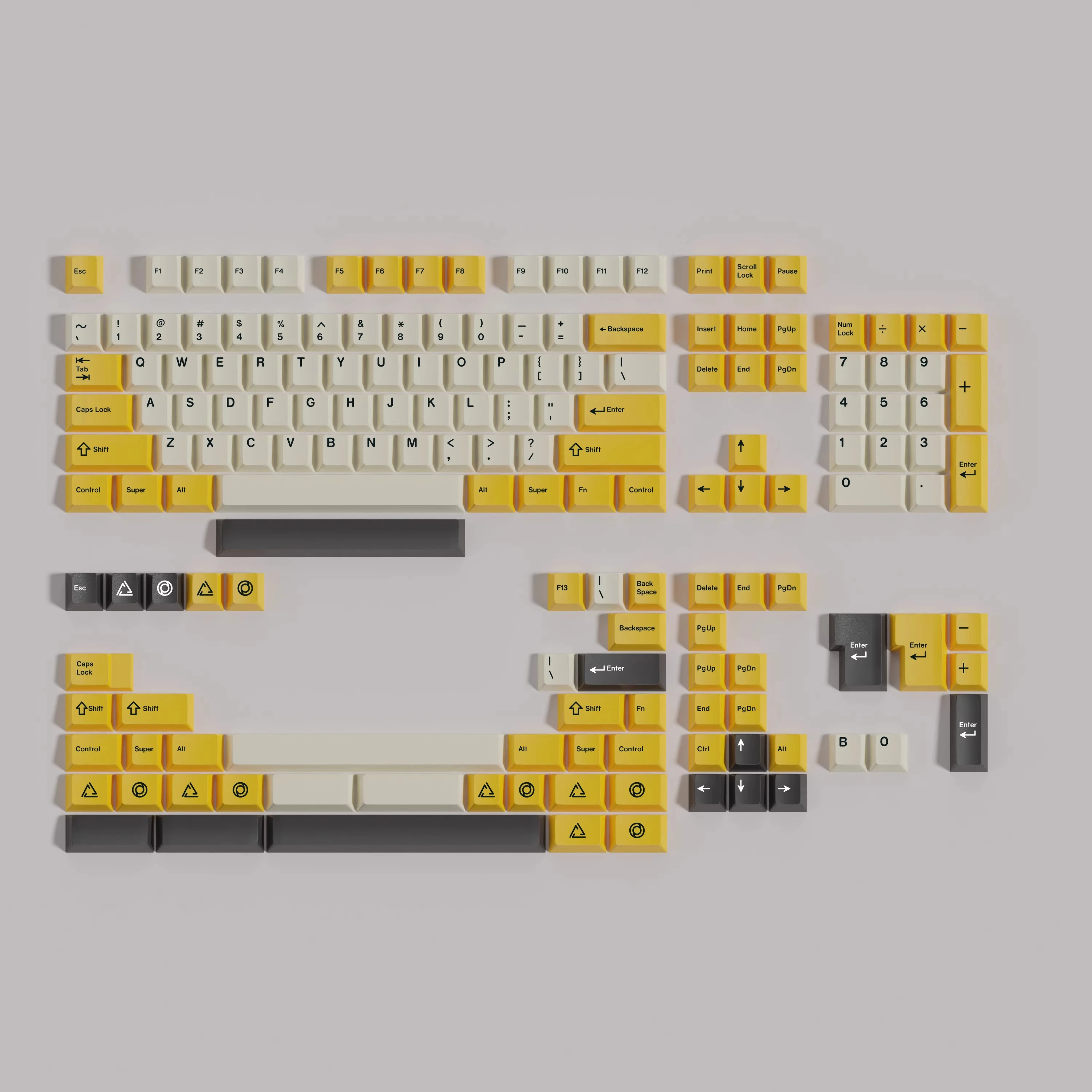 Фото Колпачки для клавиш GMK Serika, 164 клавиши, материал PBT, вишневый профиль, DYE-SUB для MX Switch 61/64/68/75/84/87/98/104, игровая механическая клавиатура №1