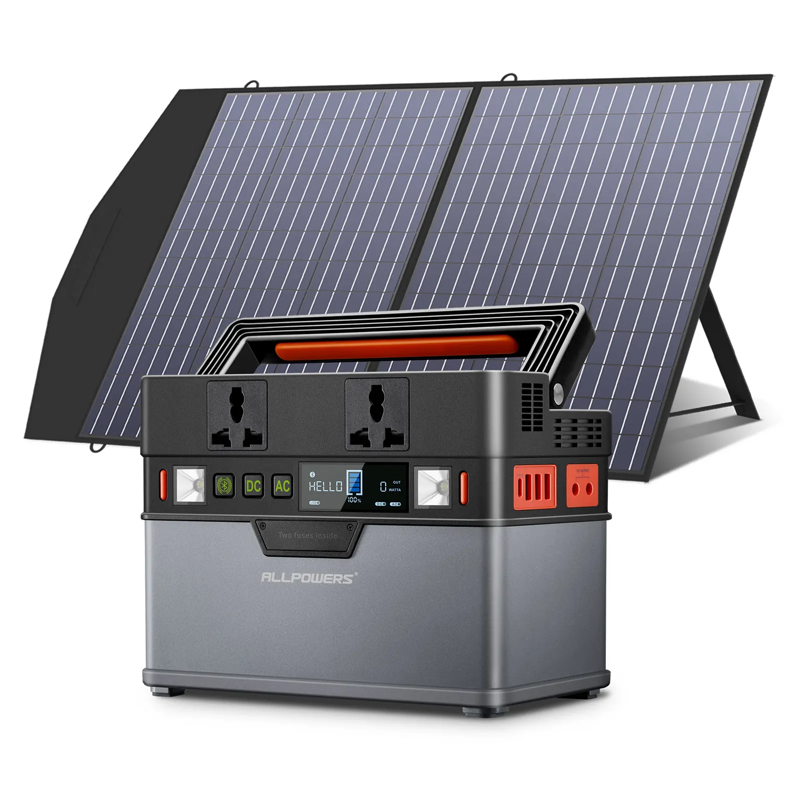 

Портативная электростанция ALL POWER S 78000 Вт/ч, солнечный генератор со складной солнечной панелью 100 Вт, аварийный источник питания для использо...