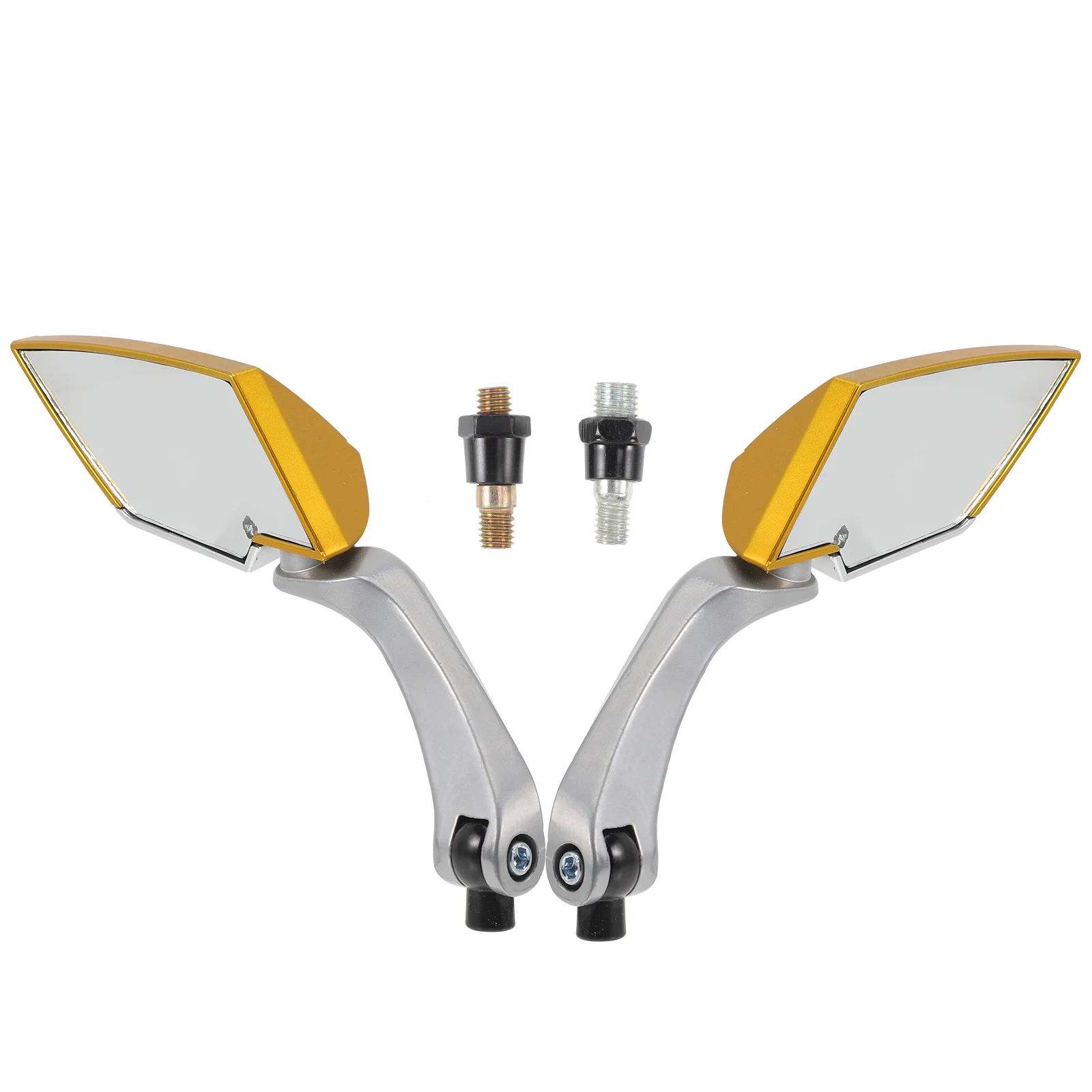 

Mirrors Motorcycle Mirror Rear View Rearview Handlebarhandlebars Side Motorbike Adjustable Rotatable Scooters Degree Mounted