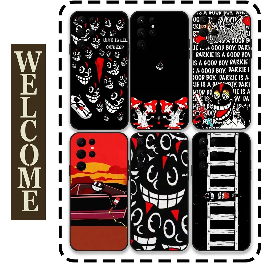 Lil D-Darkie Rapper Phone Case for Samsung Galaxy S24 Ultra S22 S23 S21 S20 5G Protective Silicone TPU Funda
