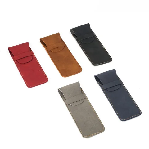 Кожаный футляр для ручек