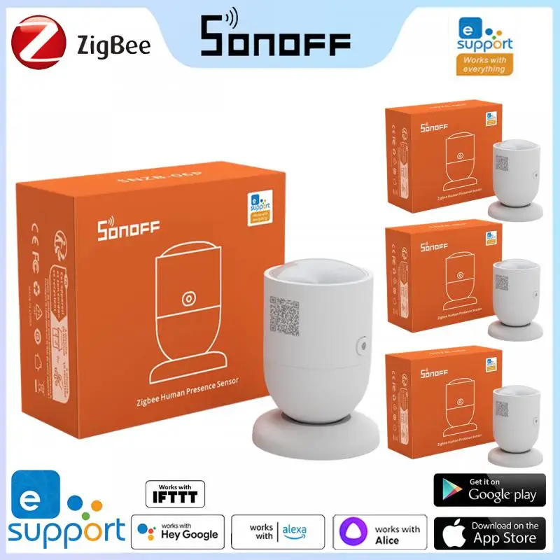 Датчик присутствия человека SONOFF SNZB-06P Zigbee 5 8 ГГц микроволновый радар для умного