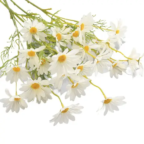 Искусственные цветы маргаритки, 5 штук