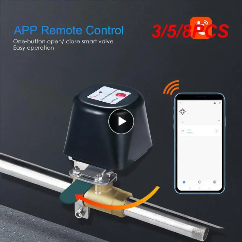 

3/5/8PCS Smartlife Automation Skits Countdown Timer Water Valve Zigbee Tuya Zigbee Gas Valve Smart House Water Gas Leakage