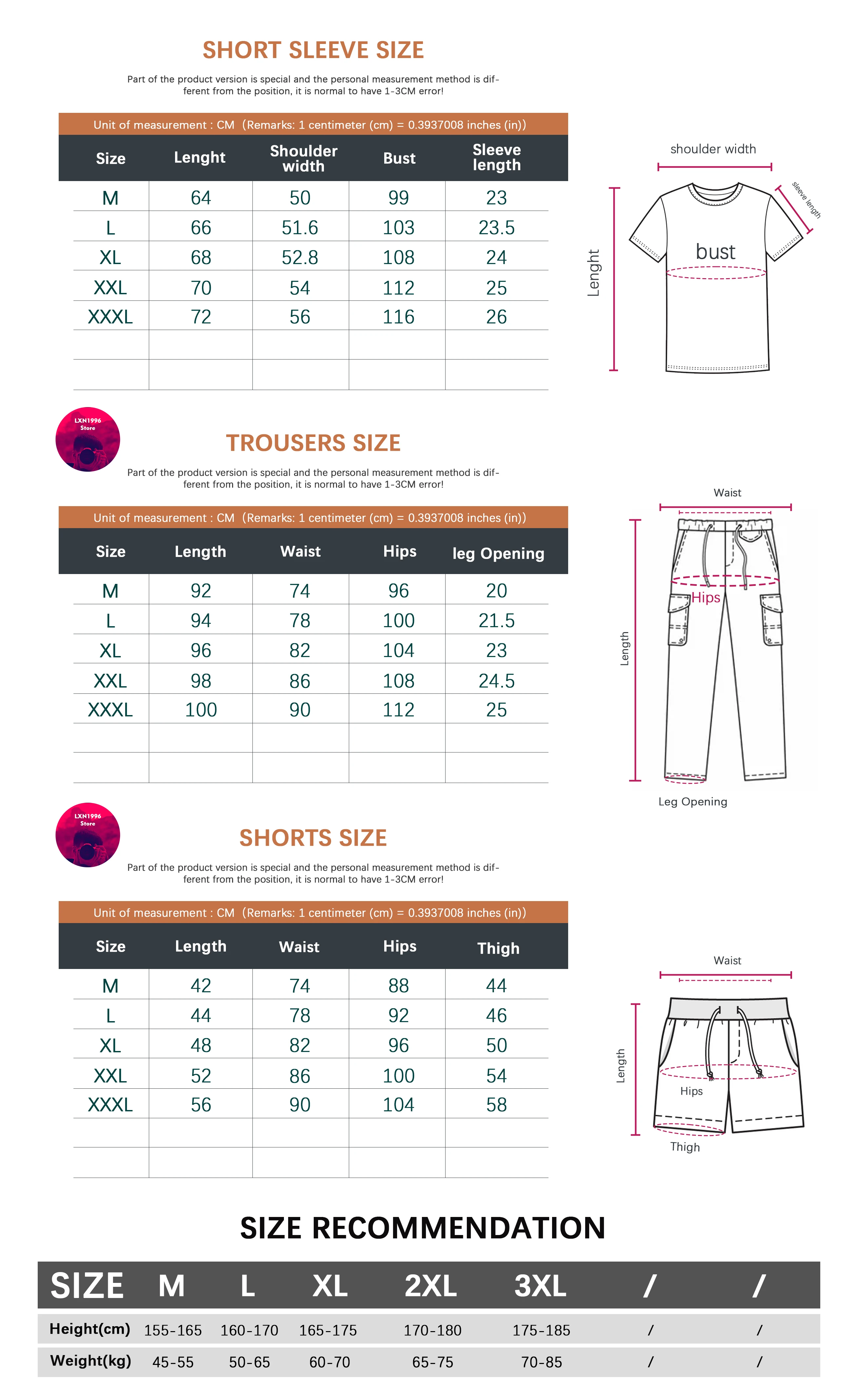 New Cargo Pants Short Suit Male Summer Solid Color Loose T Shirts Shorts 2 Piece Set Japan Outdoor Casual Tracksuit Men Clothing