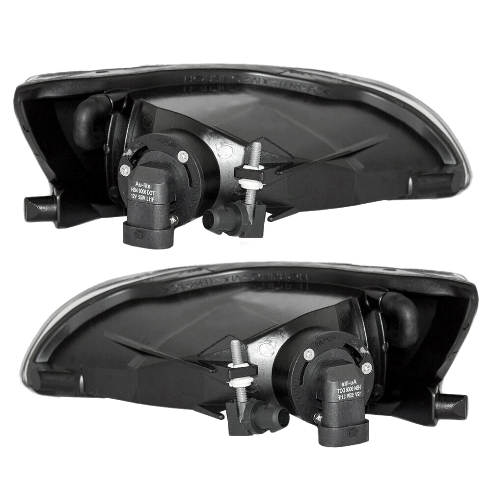 Пара противотуманных фар для переднего бампера задний прозрачный объектив в