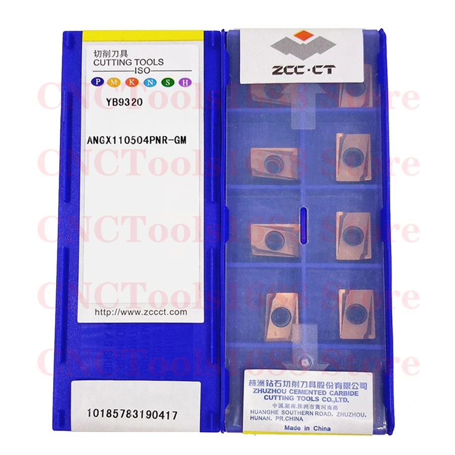 

ZCCCT ANGX110504 ANGX110508 ANGX150608 PNR-GM YB9320 фрезерный нож для нержавеющей стали