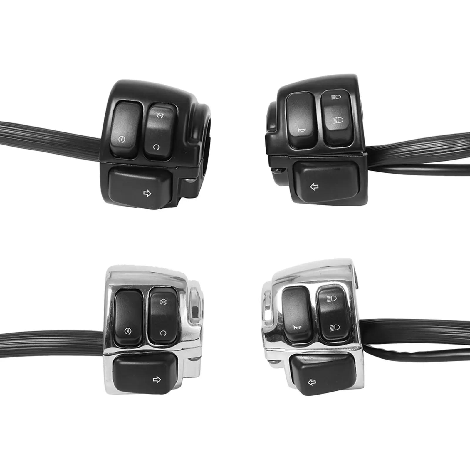 

1" 25mm Motorcycle Handlebar Switch+Wiring Harness for Harley v Rod