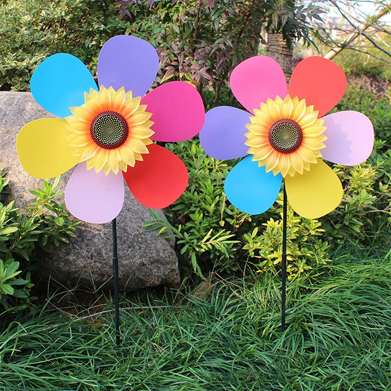 

Милый Подсолнух для праздничной вечеринки, украшения для газона для девочек