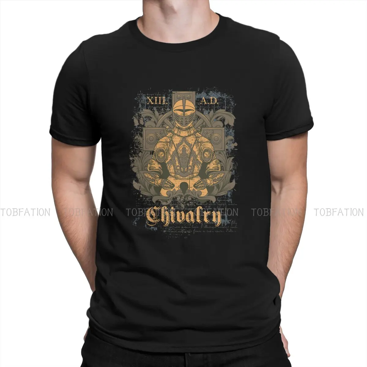 

Chivalry Video Game Cool Knight Tshirt Black for Men S-6XL T Shirt Graphic Men's Tops Streetwear