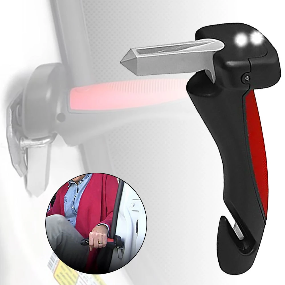 

​Car Handle Mobility Aid with Seatbelt Cutter Window Breaker Car Door Latch Assist Grab Bar for the Elderly Assist Handle Cane