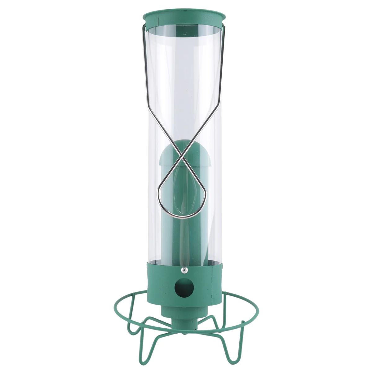 Уличная кормушка для птиц с защитой от белки подвесная несколькими отверстиями