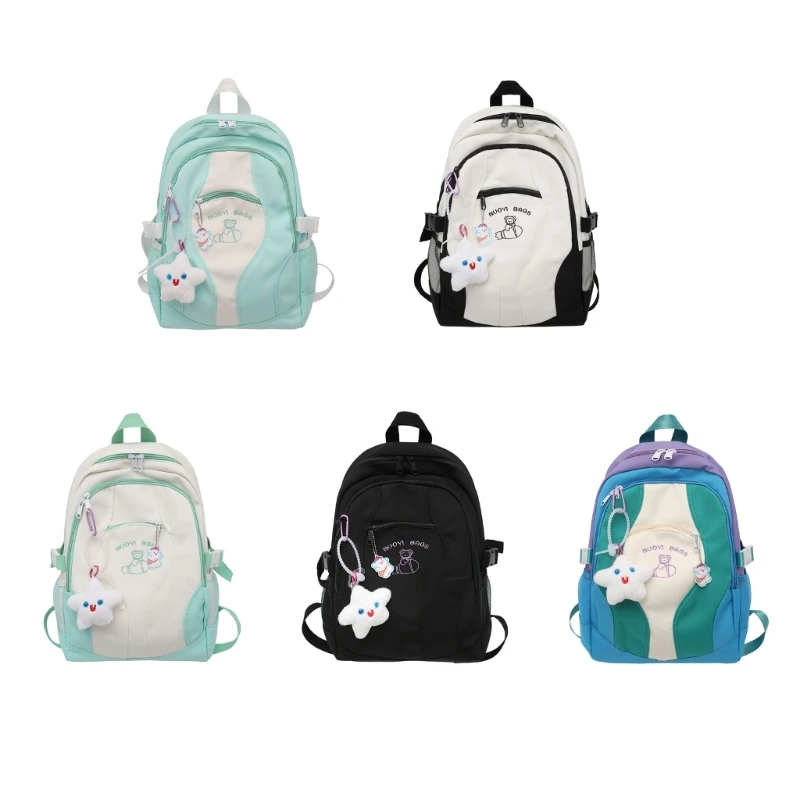 

Versatile Casual Nylon School Backpack for Teenagers Travel Laptop Backpack