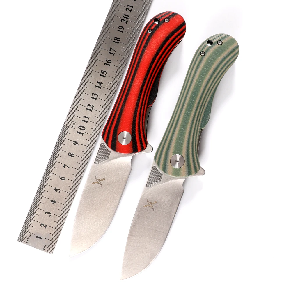 

Складной нож 8CR14 лезвие G10 ручка карманный EDC Открытый военный Выживание Тактический Кемпинг нож