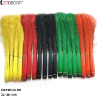 inch3236 80 90cm beautifully dyed tails peacock feathers