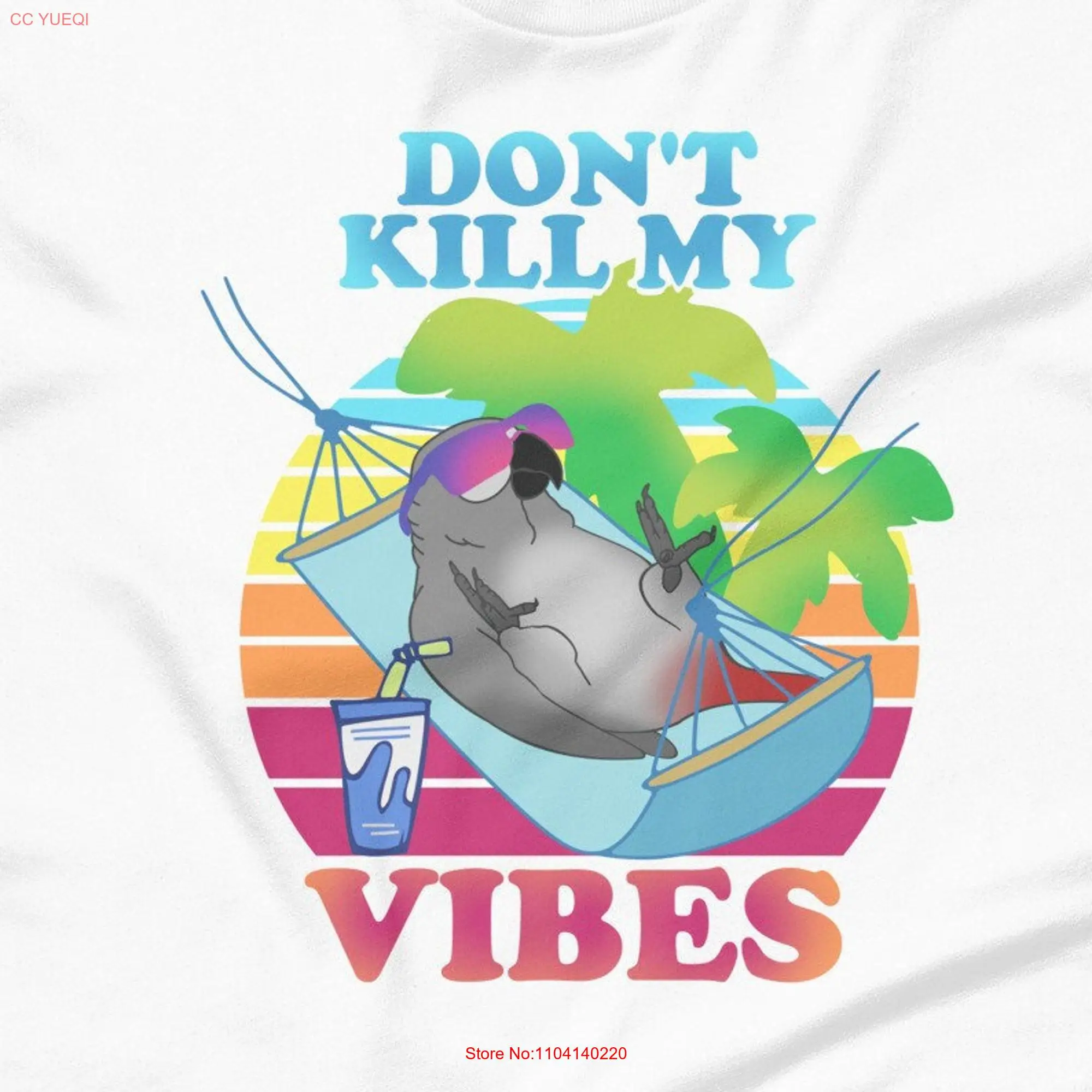 Футболка с надписью Don't Kill my Vibes