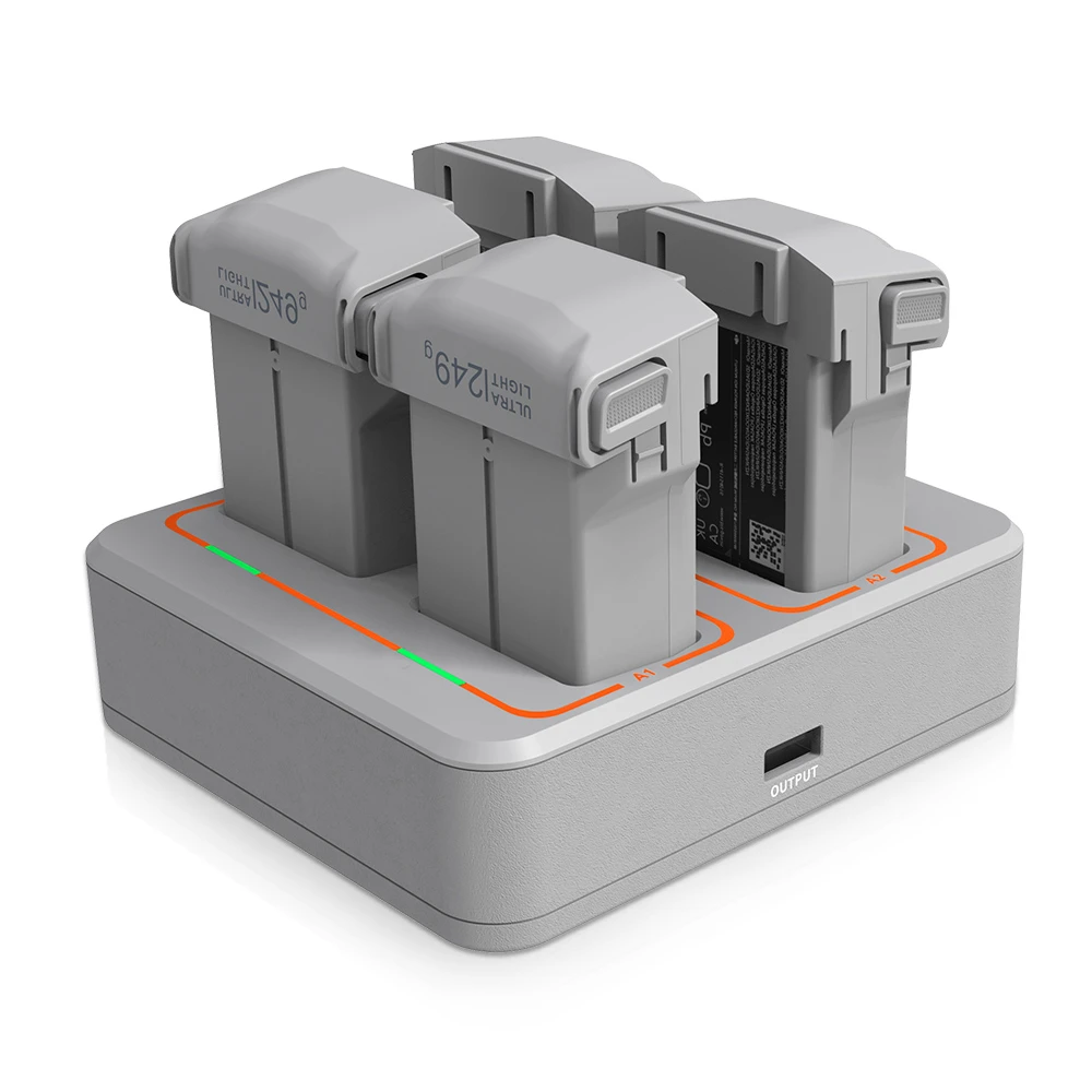 For DJI Mini 3Pro Drone Accessories Two-way Charger Mini 3Pro Battery Charging Butler 4 slots
