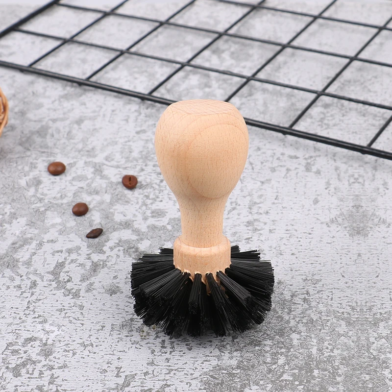 

Кофемолка для бариста, деревянная щетка для удаления пыли с конского волоса