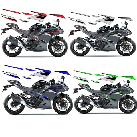 Для Kawasaki NINJA400 ниндзя 400 2018-2022 2018 2019 2020 2022 2023 ниндзя мотоцикл обтекатель наклейка полный комплект автомобильных наклеек