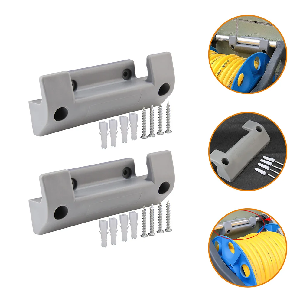 

1 Set of Wall Mount Pipe Organizer Water Pipe Storage Rack Hose Hanger Rack Garden Hose Holder