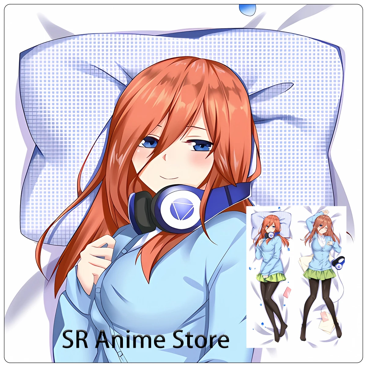 Подушка Dakimakura с аниме квинтуплетами обнимающая наволочка для кровати Декор