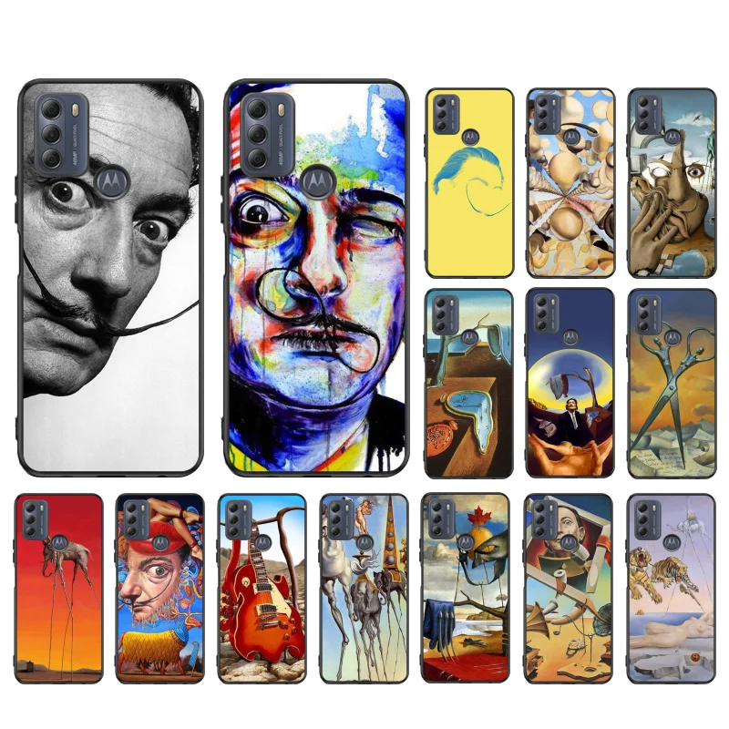 

Salvador Dali Art Phone Case for Motorola Moto G 5G G50 G30 G20 G10 G60 G Pure G Stylus G100 G9Plus G Power