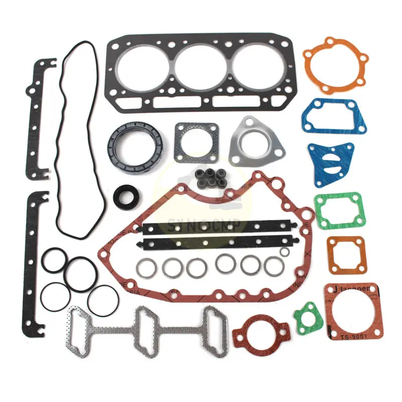

129350-01331 Engine Cylinder Head Gasket Kit for Toyota SDK6 Skid Steer Loader Yanmar 3T84H 3D84-1 3T84HL 3T84HLE 3T84HTLE-TB