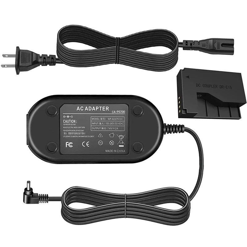 

Gonine ACK-E15 AC Power Adapter and DR-E15 DC Coupler Charger Kit for Canon EOS Rebel SL1,100D DSLR Cameras