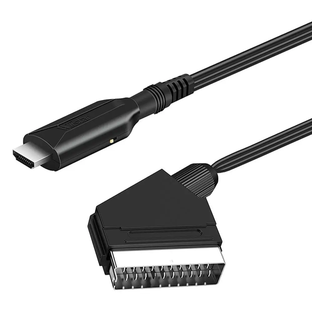 Переходник Scart в HDMI 1 адаптер для HDTV/DVD/Set-top Box/PS3/PAL/NTSC длина кабеля цифровое