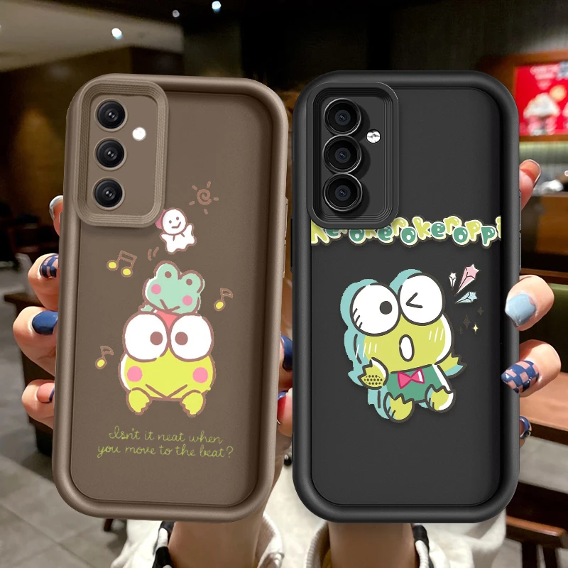 Модный милый чехол Keroppi для Samsung Galaxy S24 S23 S22 S21 S20 Ultra Plus FE A52 A53 A54 A71