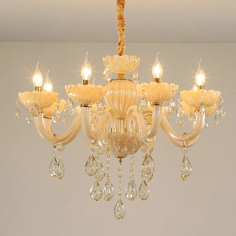 Современная хрустальная люстра для столовой светодиодные повседневные