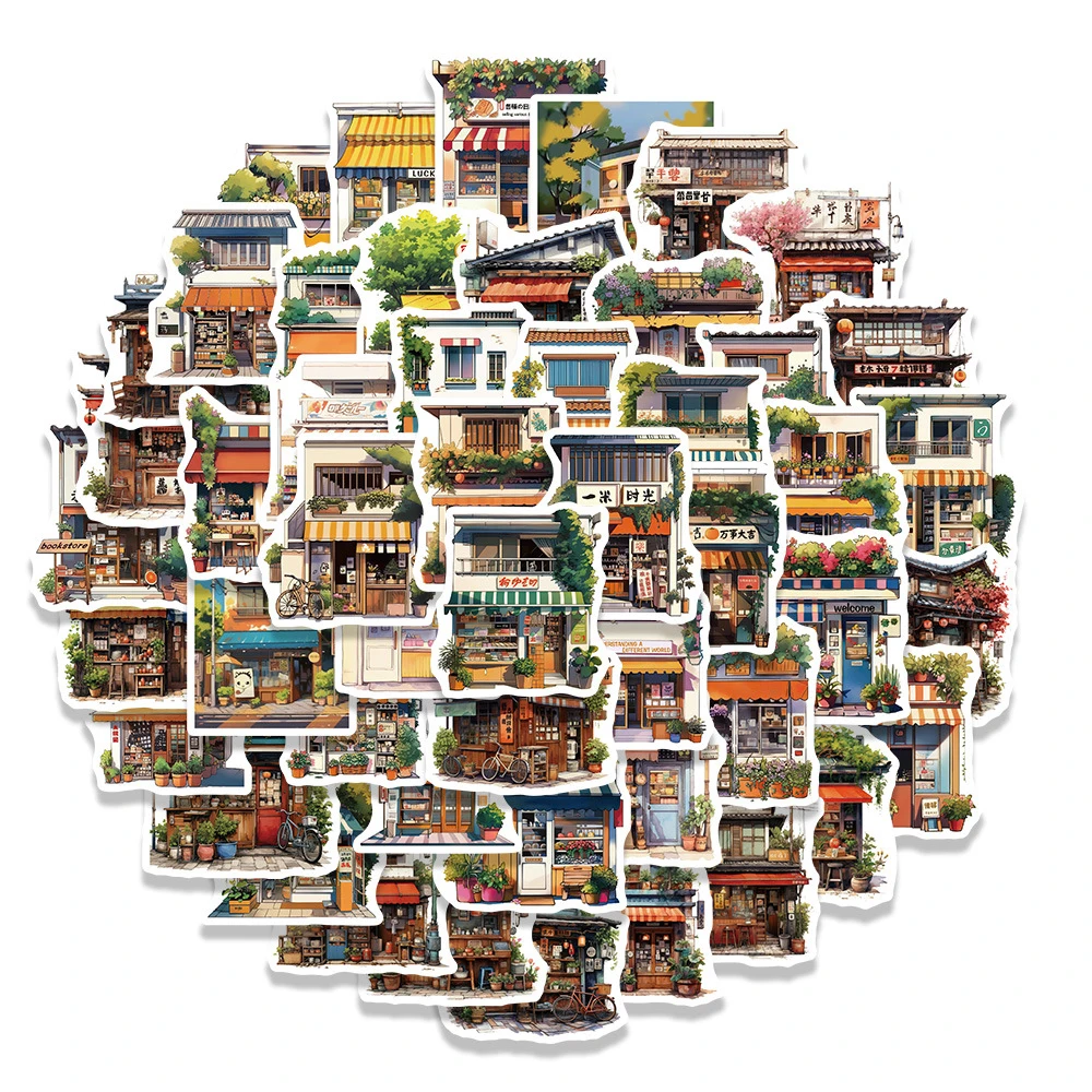

Стикеры в стиле японского уличного магазина, декоративные художественные наклейки в стиле граффити, наклейки для дневника, телефона, велосипеда, скейтборда, классические аниме, 10/30/55 шт.