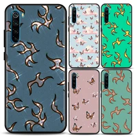 fashion multi color fire butterfly phone case for redmi 6 6a 7 7a note 7 note 8 a 8t note 9 s pro 4g t soft silicone