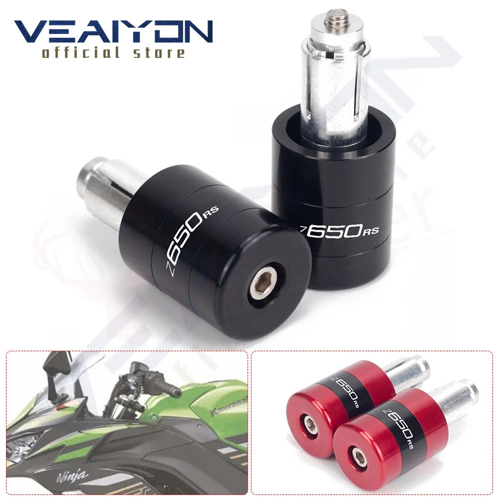 

Motorcycles Handlebar Grips Plug Slider Handle Bar Ends Fit For Kawasaki Z650RS Z 650 Z650 RS 2021 2022 Universal Accessories