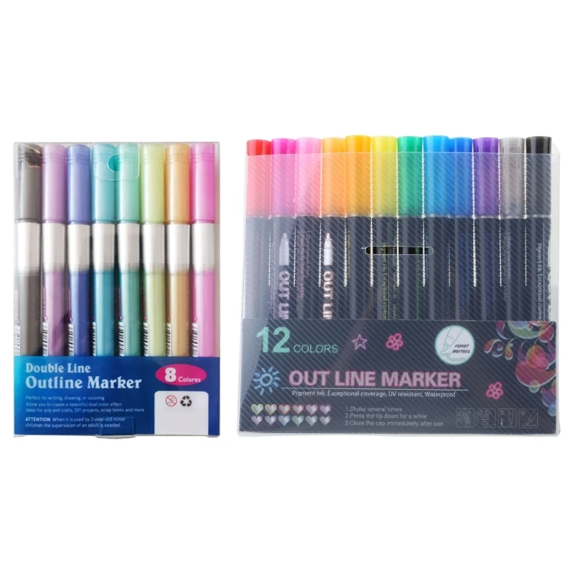 

Metallic Glitter Marker Art Painting Set for Easter Crafts Decorations