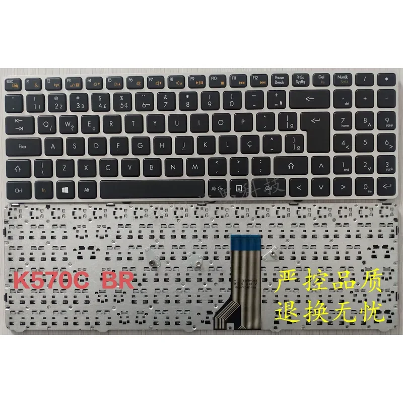 Фото Клавиатура для ноутбуков Shenzhou Haier K570C K610D X3P TWD S510 Wheat 2 US TR BR №2