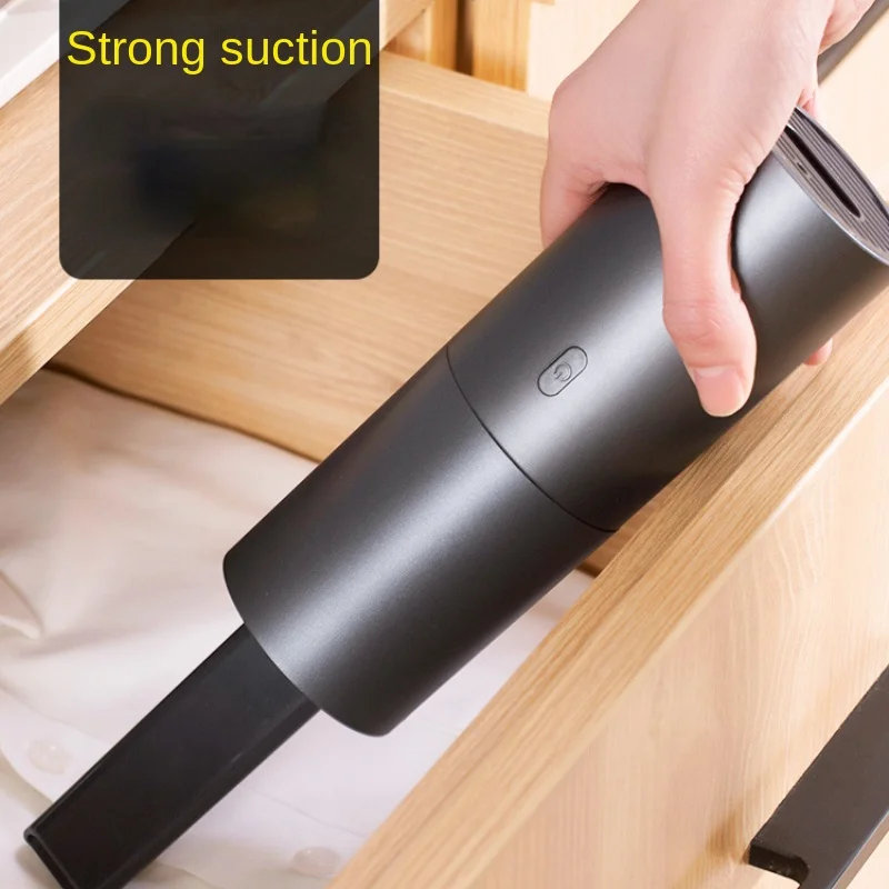 Mini Dust Collector Charging Miniature Car Small Household Cleaning Window Gap Window Slot Gap Desktop Cleaner